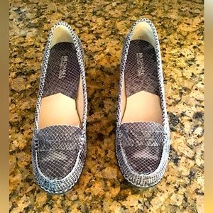 Michael Kors snake skinned loafers